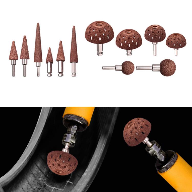 Tire Grinding Head Repair Tool, 40mm Hexagonal Rod For Repairing Defects, 40mm Round Rod For Repairing Defects, 50mm Hexagonal Rod For Repairing Defects, 50mm Round Rod For Repairing Defects, 100mm Hexagonal Rod For Repairing Defects                   ...
