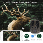 4K 120MP 적외선 사냥 카메라 APP 원격 모바일 사진/비디오 보기 지원, WiFi940Pro-Li