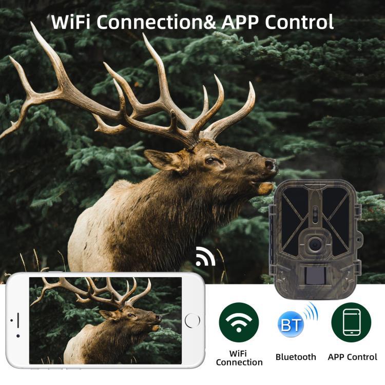 4K 120MP 적외선 사냥 카메라 APP 원격 모바일 사진/비디오 보기 지원, WiFi940Pro-Li