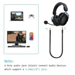 Kingston HyperX Cloud Alpha / Mix 3.5mm 남성-남성 헤드셋 레코더 케이블, ZS0295