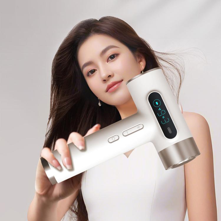무선 고속 헤어 드라이어 100,000 RPM 모터, USB-C 고속 충전 & 15600mAh 내장 배터리