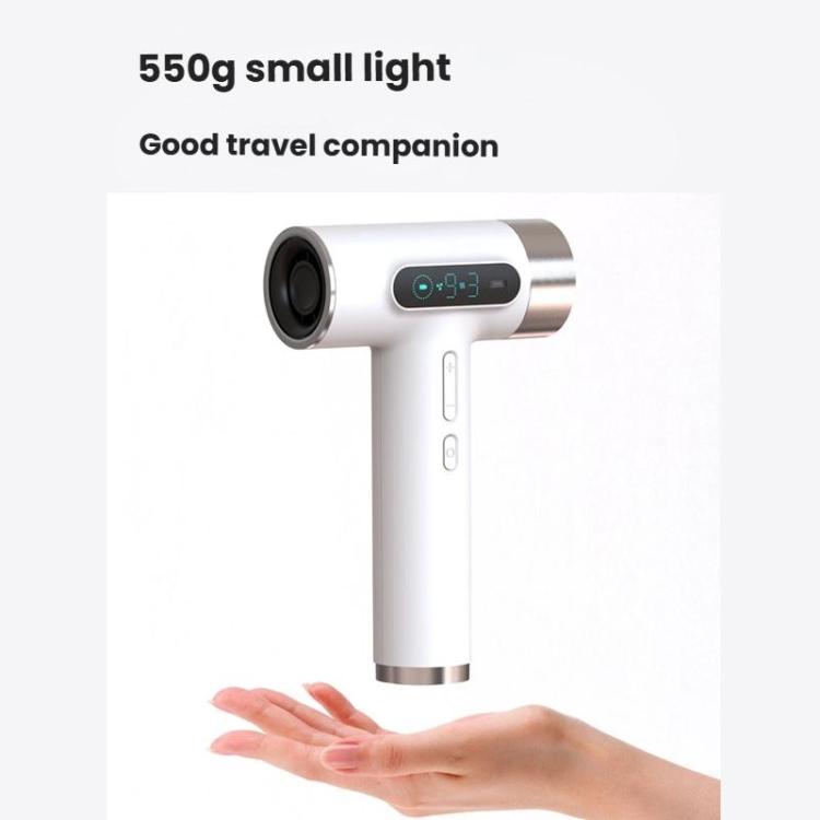 무선 고속 헤어 드라이어 100,000 RPM 모터, USB-C 고속 충전 & 15600mAh 내장 배터리