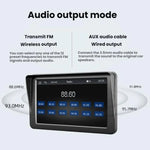 7인치 HD 터치 스크린 + HD 8등 후방 이미지 무선 카플레이 차량용 MP5 플레이어, X5300 8등 카메라 포함