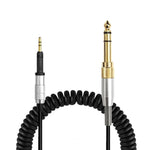 Sennheiser HD6 / HD8 / HD7 / HD598용 2.5mm-3.5mm+6.35mm 플러그 1.5m 스프링 로드 헤드폰 케이블, ZS0245