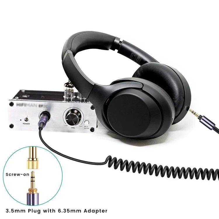 Sony WH-1000XM3 / WH-1000XM2 / WH-1000XM4 / WH-H900N / WH-H800용 헤드폰 스프링 오디오 케이블, 1.5m 스프링