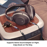 Sony WH-1000XM3 / WH-1000XM2 / WH-1000XM4 / WH-H900N / WH-H800용 헤드폰 스프링 오디오 케이블, 1.5m 스프링