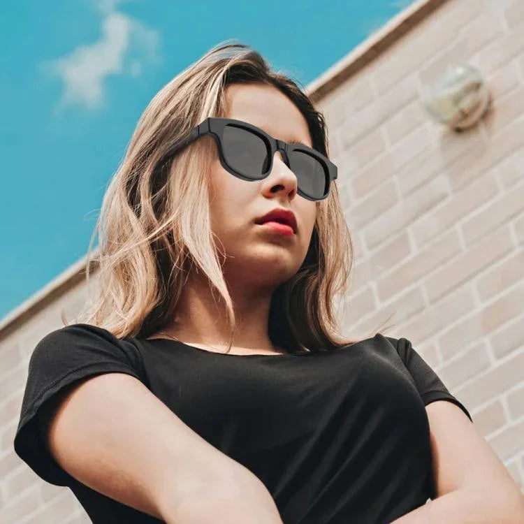 AIMB-V3 교체 가능한 선글라스 + 블루라이트 차단 렌즈가 포함된 스마트 안경, AIMB-V3