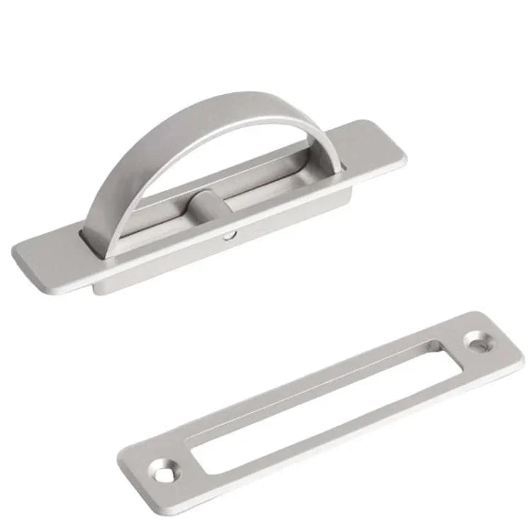 Recessed Groove Concealed Handle For Cabinets Embedded Rotating Flip-Top Handle, 4206-85mm Brushed Strip, 4206-85mm Matt Black Strip, 4206A-85mm Sanding Nickel Belt, 4209-80mm Brushed Strip, 4209-80mm Matt Black Strip, 4209-80mm Brushed Copper Strip