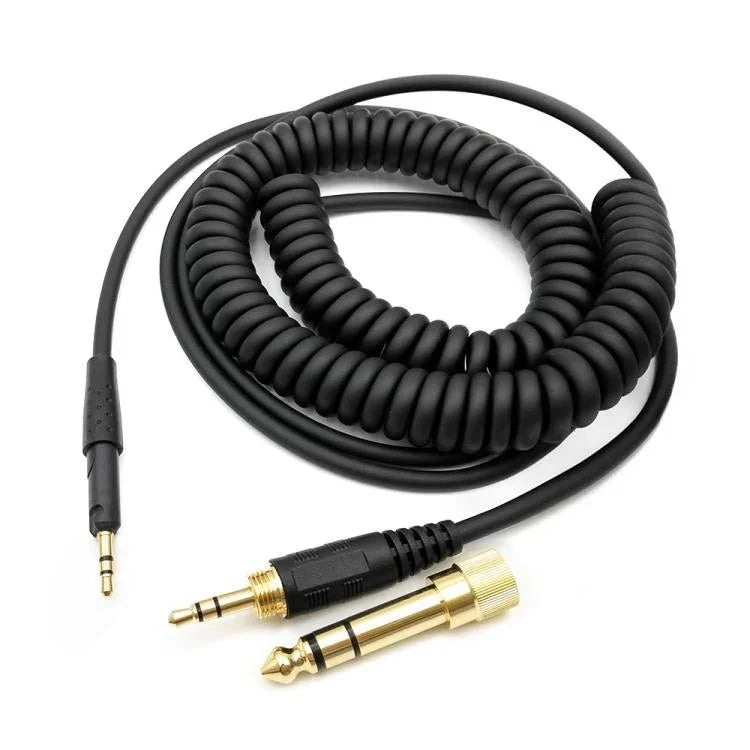 Sennheiser HD6 / HD8 / HD7 / HD598용 2.5mm에서 3.5+6.35mm 플러그 스프링 헤드폰 케이블, ZS0229