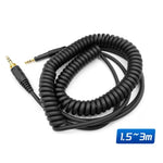 Sennheiser HD6 / HD8 / HD7 / HD598용 2.5mm에서 3.5+6.35mm 플러그 스프링 헤드폰 케이블, ZS0229