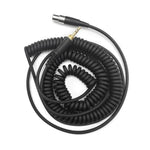 AKG Q701 Q702 K712 K240용 6.35mm 플러그 헤드폰 케이블, 1.5-4.5m 스프링, 3m 직선형