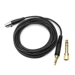 AKG Q701 Q702 K712 K240용 6.35mm 플러그 헤드폰 케이블, 1.5-4.5m 스프링, 3m 직선형