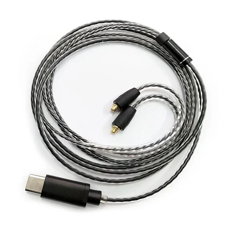 Shure SE215 / SE315 / SE425 / SE535 / SE846용 1.2m Type-C에서 MMCX 인터페이스 헤드폰 플러그 케이블, 인라인 컨트롤, 표준