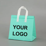 알루미늄 호일 보온 테이크아웃 가방, 1팩에 50개, 크기: 21x26x11cm, 소형 21x26x11cm, 중형 24x24x15cm, 대형 26x26x17cm, 특대형 30x30x20cm