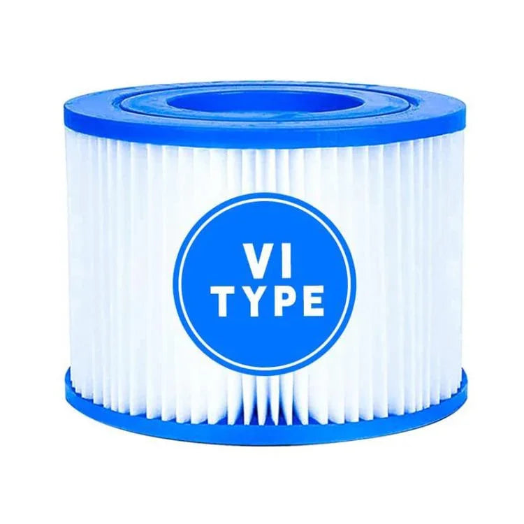 Pool Cleaner Filter Replacement Cartridge for Bestway, Lay-Z-Spa, Coleman, SaluSpa, and Intex, VI Cartridge
