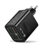 BK321 6USB 멀티 포트 고속 충전 휴대폰 충전기, EU 플러그 (블랙), EU 플러그 (화이트), EU 플러그 (옐로우), US 플러그 (블랙), US 플러그 (화이트), US 플러그 (옐로우), UK 플러그 (블랙), UK 플러그 (화이트), UK 플러그 (옐로우)