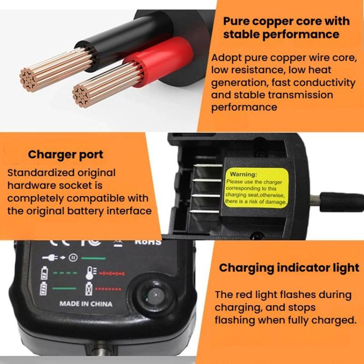 블랙앤데커 12-18V LCS1620 리튬 배터리 충전기용, US 플러그, EU 플러그, UK 플러그