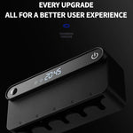 인체 센서, 시간 표시, USB-C 고속 충전, 무타공 벽걸이 홀더가 있는 스마트 UV 칫솔 살균기 및 건조기