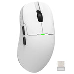Ajazz 2.4G / 유선 듀얼 모드 게이밍 마우스 PAW3395 칩, AJ159P 충전 도크 포함 블랙, AJ159P 충전 도크 포함 화이트, AJ159 화이트