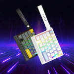 Ajazz AK029 마그네틱 라이스 스위치 HIFI 에디션 RGB 백라이트 유선 싱글 핸드 게이밍 키보드