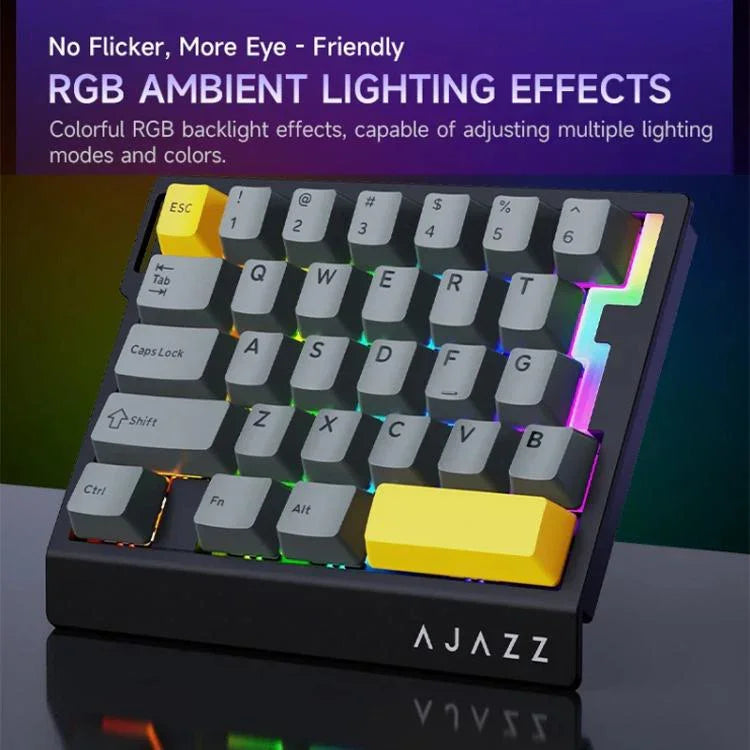 Ajazz AK029 마그네틱 라이스 스위치 HIFI 에디션 RGB 백라이트 유선 싱글 핸드 게이밍 키보드
