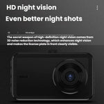 흡착 컵 브래킷 HD 야간 투시 전후면 이중 녹화 WiFi 차량용 블랙박스