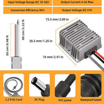 Power Converter Voltage Booster, 12V / 24V To 57V 4.5A With 1m DC Cable, 12V / 24V To 57V 4.5A With 1m DC Cable Clamp