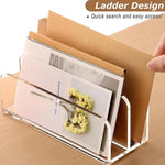 Acrylic Desk Organizer Box File Rack, Single, Double