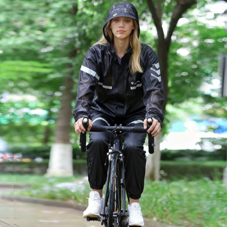 WEST BIKING 반사 야외용 방수 경량 사이클링 레인코트, S, M, L, XL, XXL, XXXL, XXXXL