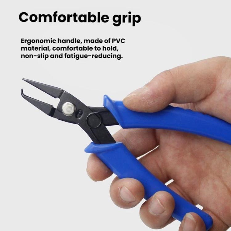 DIY Jewelry Making Tools High Carbon Steel Head & Anti-Slip PVC Handle, Positioning Pliers, Hook Pliers, Cutting Pliers