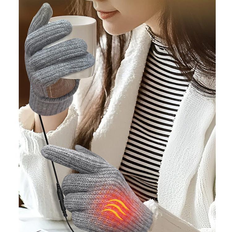 전손가락 온열 장갑 터치스크린 호환, 미끄럼 방지 보온 장갑 남녀용, 일정 온도 버전 블랙, 일정 온도 버전 그레이, 3단계 조절 온도 블랙, 3단계 조절 온도 그레이