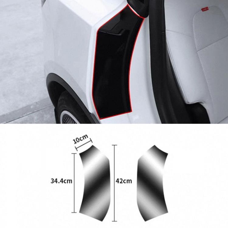 Rear Inner Door Anti-Scratch Protective Film, For Tesla Model Y Transparency, For Tesla Model Y Black, For Tesla Model 3 Transparency, For Tesla Model 3 Black, For Tesla Model Y L Transparency, For Tesla Model Y L Black