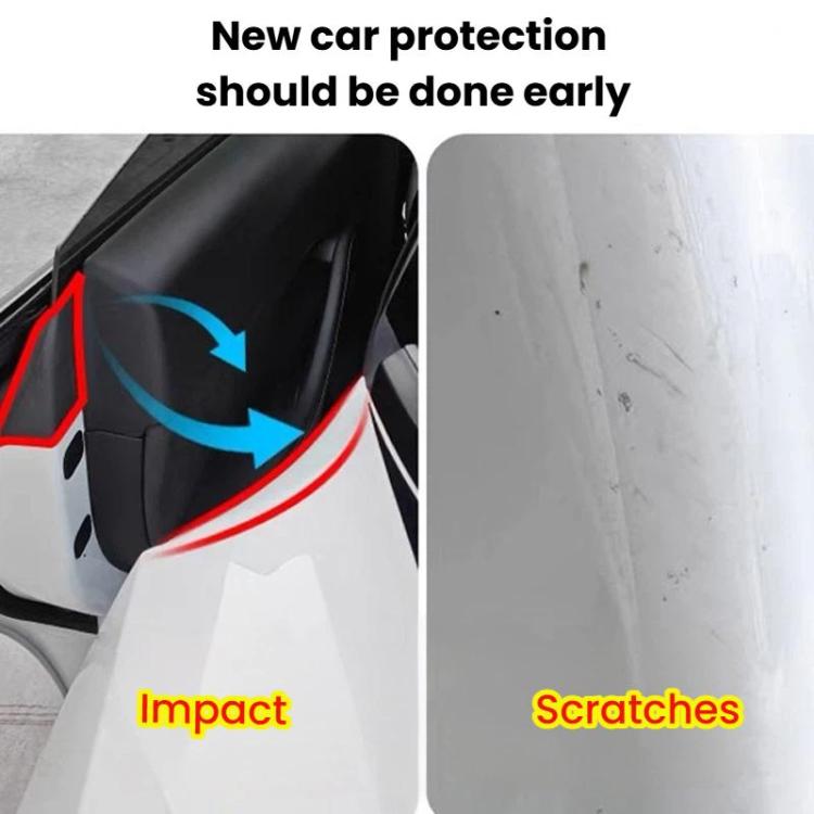 Rear Inner Door Anti-Scratch Protective Film, For Tesla Model Y Transparency, For Tesla Model Y Black, For Tesla Model 3 Transparency, For Tesla Model 3 Black, For Tesla Model Y L Transparency, For Tesla Model Y L Black