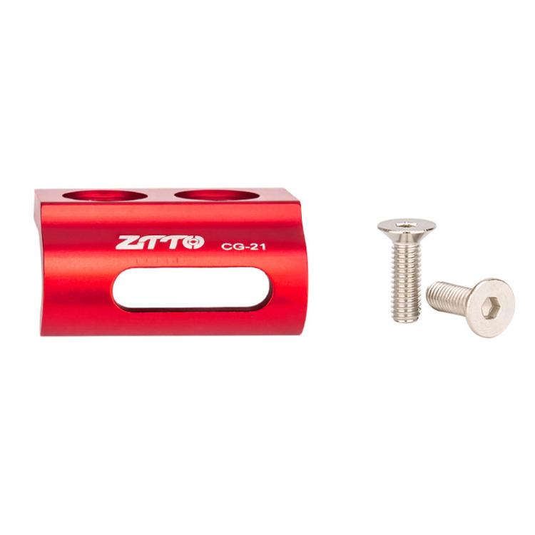 ZTTO 로드 바이크 프론트 변속기 브래킷 프론트 변속기 행어 마운팅 클립, CG21 블랙, CG21 레드, CG22 블랙, CG22 레드
