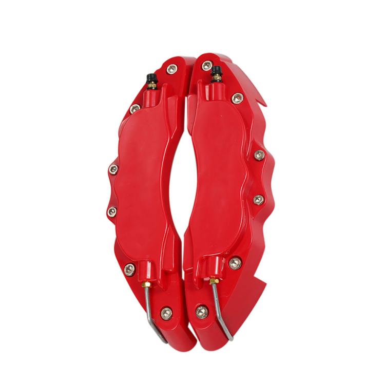 2pcs /Set Car High-Temperature Resistant Brake Caliper Cover Kit, S Red, M Red, L Red, S Blue, M Blue, L Blue, S Yellow, M Yellow, L Yellow, S Silver, M Silver, L Silver, S Black, M Black, L Black