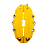 2pcs /Set Car High-Temperature Resistant Brake Caliper Cover Kit, S Red, M Red, L Red, S Blue, M Blue, L Blue, S Yellow, M Yellow, L Yellow, S Silver, M Silver, L Silver, S Black, M Black, L Black