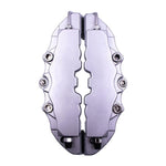 2pcs /Set Car High-Temperature Resistant Brake Caliper Cover Kit, S Red, M Red, L Red, S Blue, M Blue, L Blue, S Yellow, M Yellow, L Yellow, S Silver, M Silver, L Silver, S Black, M Black, L Black