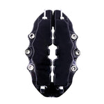 2pcs /Set Car High-Temperature Resistant Brake Caliper Cover Kit, S Red, M Red, L Red, S Blue, M Blue, L Blue, S Yellow, M Yellow, L Yellow, S Silver, M Silver, L Silver, S Black, M Black, L Black
