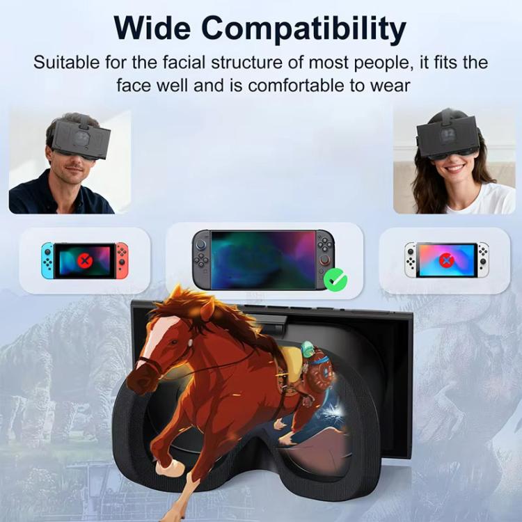 닌텐도 스위치 2 STARTRC GAMES VR 안경 엘리트 업그레이드 모델 헤드셋 게임 콘솔 HD 3D 액세서리용