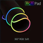 마이크로 USB LED 발광 마우스 키보드 패드 RGB 컬러풀 라이트 잠금 가장자리 두꺼운 마우스 데스크 패드, 250x350x3mm, 250x350x4mm, 300x800x3mm, 300x800x4mm, 400x900x3mm, 400x900x4mm