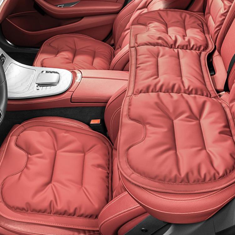 Car Seat Cushion Thickened Non-Slip Front Rear Seat Cushions, Front Seat Cushion Black, Front Seat Cushion Brown, Front Seat Cushion Red, Back Cushion Black, Back Cushion Brown, Back Cushion Red, Rear Seat Cushion Black, Rear Seat Cushion Brown        ...