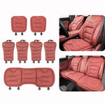 Car Seat Cushion Thickened Non-Slip Front Rear Seat Cushions, Front Seat Cushion Black, Front Seat Cushion Brown, Front Seat Cushion Red, Back Cushion Black, Back Cushion Brown, Back Cushion Red, Rear Seat Cushion Black, Rear Seat Cushion Brown        ...