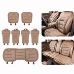 Car Seat Cushion Thickened Non-Slip Front Rear Seat Cushions, Front Seat Cushion Black, Front Seat Cushion Brown, Front Seat Cushion Red, Back Cushion Black, Back Cushion Brown, Back Cushion Red, Rear Seat Cushion Black, Rear Seat Cushion Brown        ...
