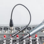 6.35mm 암- XLR 수- 1/4인치 TRS 오디오 어댑터 케이블, 6.35mm 암- XLR 수