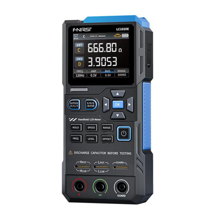 휴대용 디지털 브리지 테스터 정전용량 저항 인덕턴스 테스터, FNIRSI LC1020E