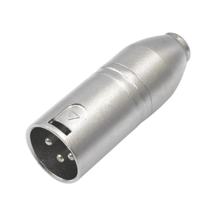 금속 하우징 3.5mm 암 1/8 TRS to Carnott 수 XLR 수 오디오 어댑터