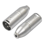 금속 하우징 3.5mm 암 1/8 TRS to Carnott 수 XLR 수 오디오 어댑터