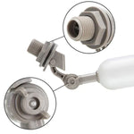 미니 플라스틱 플로트 밸브 아쿠아리움/가습기/소형 수조용, 1/2 인치/20mm 블랙, 1/2 인치/20mm 그레이, 1/2 인치/20mm 조절 잠금 포함, 3/4 인치/25mm 블랙, 3/4 인치/25mm 그레이