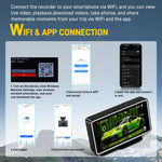 5인치 1080P 자동차 카메라 WiFi HUD 디스플레이 차량용 DVR, L5965