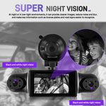 3인치 2K 자동차 DVR 카메라 WiFi 쿼드 녹화 HD 차량용 녹화기 1080P 중력 센서 포함, L5942